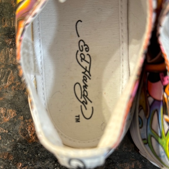 Ed Hardy Graffiti-Style Slip-On Sneakers - Picture 5 of 9